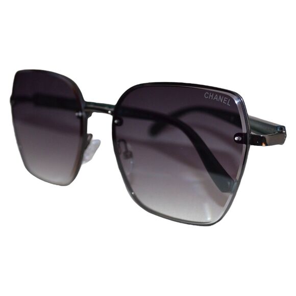 Chanel 19471 Square Sunglasses | Green/Silver | 58-18-140 | Women’s - Picture 2 of 16